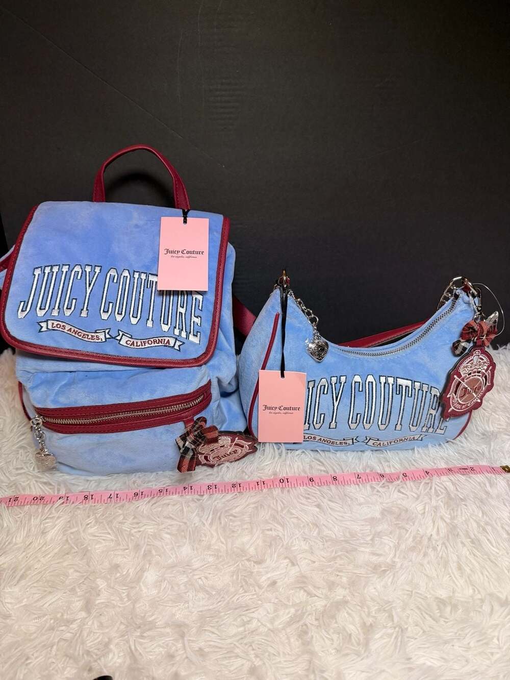 Juicy Couture Couture University Backpack Bel Air Blue